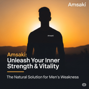 Amsaki: Unleash Your Inner Strength & Vitality - The Natural Solution for Men's Weakness
