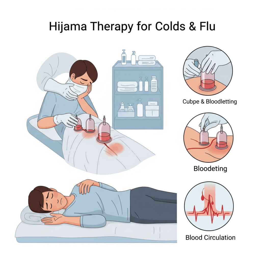 Hijama Therapy for Colds & Flu