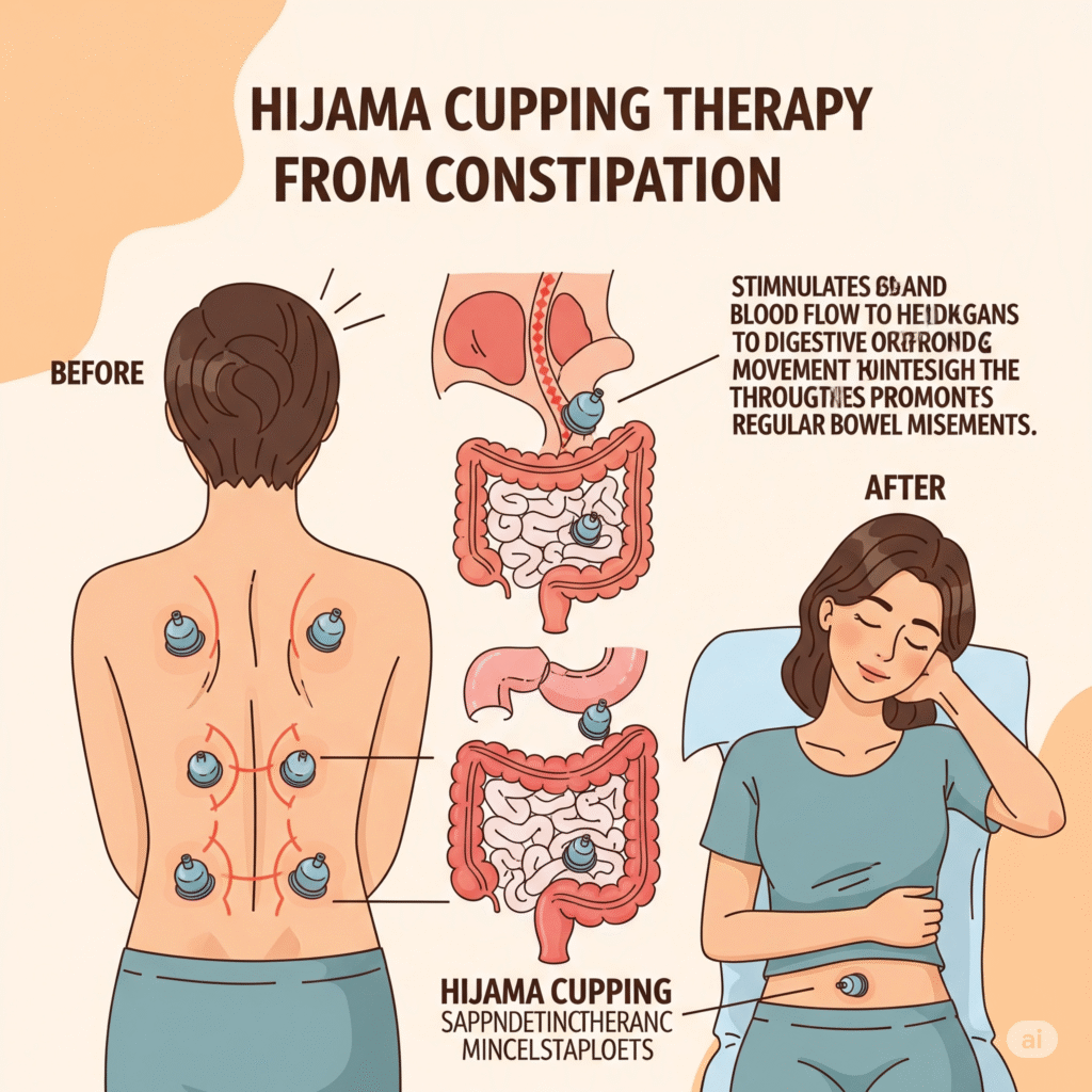 Hijama for Constipation Relief