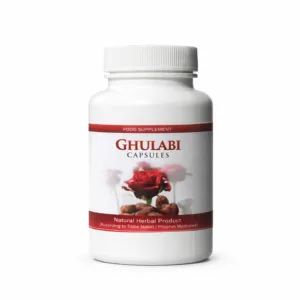 Ghulabi Capsules with Ajwa date seed powder and rose for natural wellness and heart support